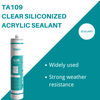 Прозрачный силиконизированный акриловый герметик с высокой клеящей способностью