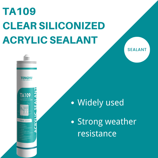 Прозрачный силиконизированный акриловый герметик с высокой клеящей способностью