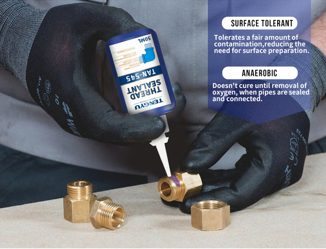 50 мл качественный клей Loctiter, герметик для трубной резьбы, бытовой герметик для труб, анаэробный клей, фиксирующий клей