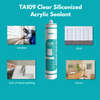 Прозрачный силиконизированный акриловый герметик с высокой клеящей способностью