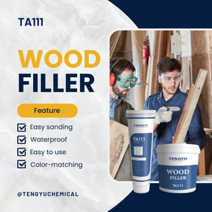 Окрашиваемая шпатлевка на водной основе Timbermate, ремонтная паста для герметика, шпаклевка для дерева