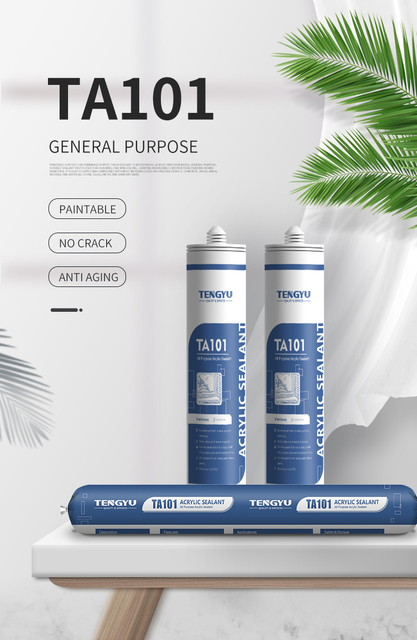 Белый акриловый латексный герметик с низким содержанием летучих органических соединений для наполнителя зазоров для потолка плинтуса