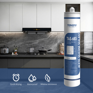 100% устойчивый к плесени силиконовый герметик с высокими эксплуатационными характеристиками, отверждаемый уксусной кислотой