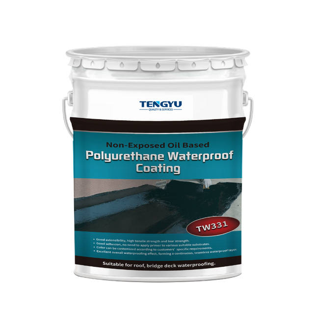 TW331 Не подвергающееся воздействию полиуретанового водонепроницаемого покрытия на масляной основе