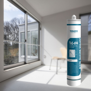 Водонепроницаемый уксусно-стеклянный силикон для окон и дверей