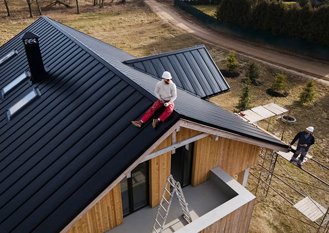 Крыша и желоб